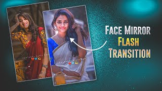 New Trending Face Light Blink  Face Mirror video editing kaise kare  Vinit Sah [upl. by Arykahs]