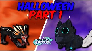 New Halloween Creature and Sarchias Redesign  Creatures of Sonaria Halloween Event Part 1 [upl. by London870]