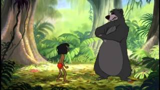 Baloo Teaching Mowgli how to Growl Like a Bear [upl. by Wallford]