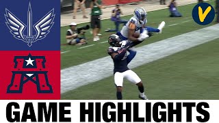 St Louis Battlehawks vs Houston Roughnecks  Week 7  2023 XFL Highlights [upl. by Ruthe]