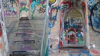 Climbing through the Paulinskill Viaduct  Abandoned railroad bridge in New Jersey [upl. by Yebot]