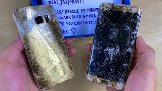 Destroyed Samsung Galaxy S7 Edge Phone Restoration [upl. by Dupre662]