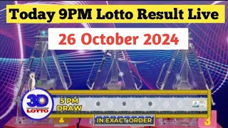 Lotto Result Today 9pm live Draw 26 October 2024 Swertres Ez2 PCSO live result [upl. by Beatrix]