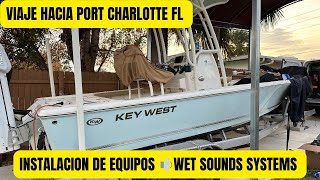 KEY WEST BOAT NUEVA INSTALACION DE EQUIPOS DE MUSICA [upl. by Ydnagrub]