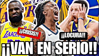 🚨 ¡¡WARRIORS LÍDERES 💥​ LAKERS en CRISIS ​​​💥 ÚLTIMA HORA NBA [upl. by Laney]