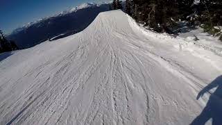 Snowboarding  Whistler Blackcomb MDLG Terrain Park Run 2024  Christian Jobs  Just Send It [upl. by Jeconiah]