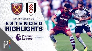 West Ham United v Fulham  PREMIER LEAGUE HIGHLIGHTS  4142024  NBC Sports [upl. by Nosmas776]