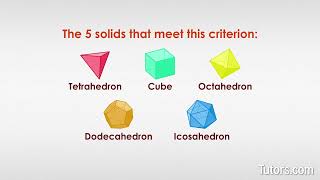 The 5 Platonic Solids Explained  Definition and Types [upl. by Peh271]