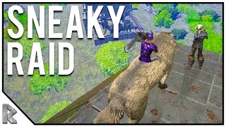 QUICK SNEAKY RAID  Ark Survival Evolved quotThe Volcanoquot PVP 29 [upl. by Dalston128]