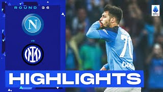 NapoliInter 31  The champions triumph at the Maradona Goals amp Highlights  Serie A 202223 [upl. by Arondell]