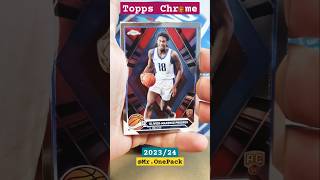 Opening one pack of 202324 Topps Chrome Basketball 🏀 112824 [upl. by Nahtaoj]