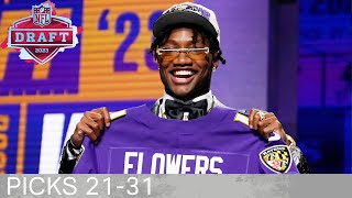 Picks 2131 Three Straight Receivers amp Eagles Draft Another Georgia Pass Rusher  2023 NFL Draft [upl. by Adnawad]