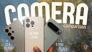 iPhone 16 Pro Max vs S24 Ultra vs Pixel 9 Pro XL DEFINITIVE Camera Test [upl. by Dnarud]