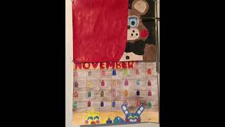 FNAF November Calendar fnaffanart fnaf [upl. by Ahseela]