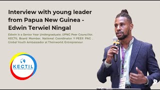 Interview with young leader from Papua New Guinea  Edwin Terwiel Ningal [upl. by Timmy836]