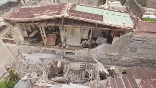 Drone video Haiti earthquake devastation [upl. by Pack]