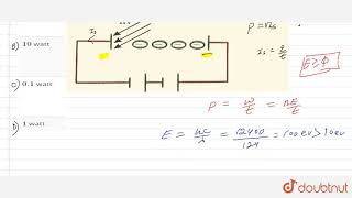 The collecter of the photocell in photoelectric experiment  is made of tugsten [upl. by Eiramalegna]