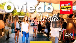 Oviedo Spain Walking Tour 4K Exploring the Streets of Oviedo Asturias [upl. by Aziar]