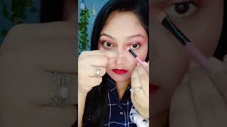 Korean eye makeup 💄✨ makeup makeuptutorial koreanbeauty koreanmakeuptutorial subscribe [upl. by Sension]