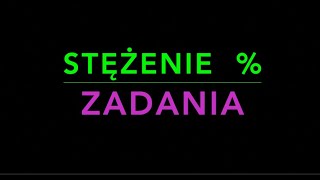 Stężenie procentowe ZADANIA Krok po kroku 116 [upl. by Amles]