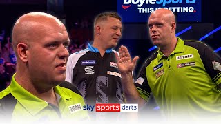 Van Gerwen SO CLOSE to TWO NINEDARTERS 🤯  2023 World Grand Prix [upl. by Navetse]