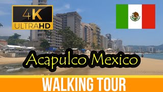 🇲🇽 Tropical Beach Walk  Acapulco  Mexico [upl. by Hallsy575]