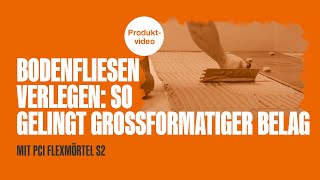 Bodenfliesen verlegen So gelingt großformatiger Belag [upl. by Auric]