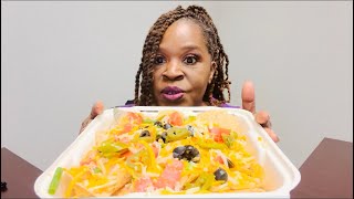 Ep 326Eating McAlister’s Deli’s Supreme Nachos  youtube viral delicius food mukbang [upl. by Siseneg]