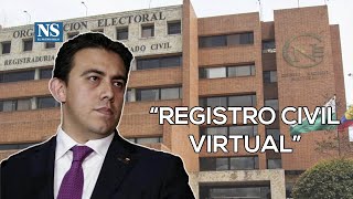 En exclusiva ¡Ahora el Registro Civil será virtual [upl. by Nnylassej]