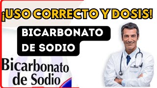 💊 BICARBONATO DE SODIO DOSIS 🤷‍♂️para que SIRVE y COMO tomar Efectos Secundarios [upl. by Ogdon]