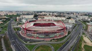 Estádio da Luz Benfica  Vista Aérea Drone [upl. by Sivraj]