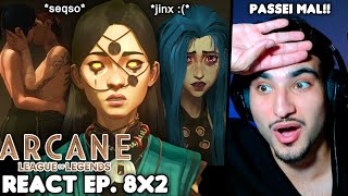 LEBLANC CHEGOU FINAL DE ARCANE TÁ INSANO React Arcane EP 8 Temporada 2 [upl. by Melinde]