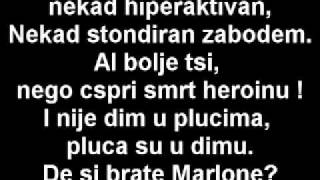 Marlon Brutal  Brate mnogo varis Tekst [upl. by Anuala]