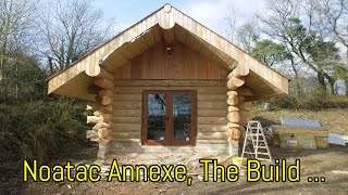 Noatac Small Cabin Build Montage 2021 the Blackdown Hills Chard Somerset Accessible Accommodation [upl. by Nolos]