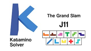 Katamino  how to solve Level The Grand Slam  J11 [upl. by Navap]