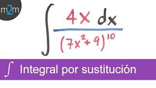 Integración por sustitución │ funciones con división [upl. by Swaine17]