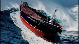 Gigantic Oil TANKER SHIPS amp Special Boats VS HORRIBLE Waves In STORM [upl. by Maitilde947]