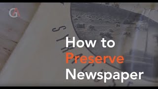 📰 How to Preserve Newspaper [upl. by Clance748]