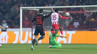 Silas Katompa Mvumpa Goal vs Barcelona Crvena Zvezdavs Barcelona Highlights Champions League 2024 [upl. by Bohi]