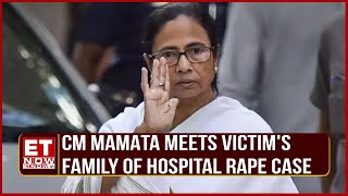 Bengal Hospital Rape amp Murder Case CM Mamata Banerjee Meets Victims Family  Top News [upl. by Carce864]