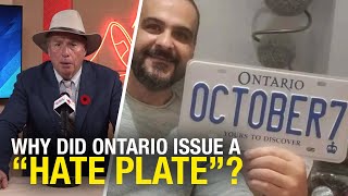 Ontario revokes hate plate — but why was it issued in the first place [upl. by Gonroff]