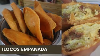 HOW TO MAKE ILOCOS EMPANADA  mika louise [upl. by Ahsaf]