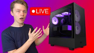 Bygger NZXT H5 Flow dator Live Följ med [upl. by Annaliese]