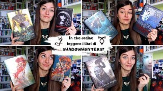 SHADOWHUNTERS libri che compongono la serie e come leggerli ♥️📚 [upl. by Ahpla114]