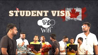 Canada Student Visa  Oc Wifi  Srilankan Tamil Comedy  2023 [upl. by Aigneis]