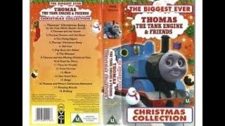 Original VHS Opening and Closing to The Biggest Ever Thomas and Friends Christmas Collection UK VHS [upl. by Artie]