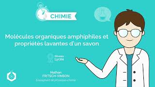 ⌚🧪 Molécules organiques amphiphiles et propriétés lavantes d’un savon ‖ Physique  Chimie ‖ Lycée [upl. by Walther]