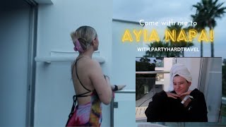 come with me to Ayia Napa  pool party nights out and dinners [upl. by Osnofledi]