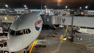 BA is best British Airways 777300er GSTBB New York to London JFKLHR  Tower Bridge [upl. by Demetra]