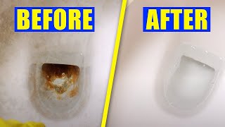 How to Clean a Toilet With Vinegar and Baking Soda [upl. by Sirmons]